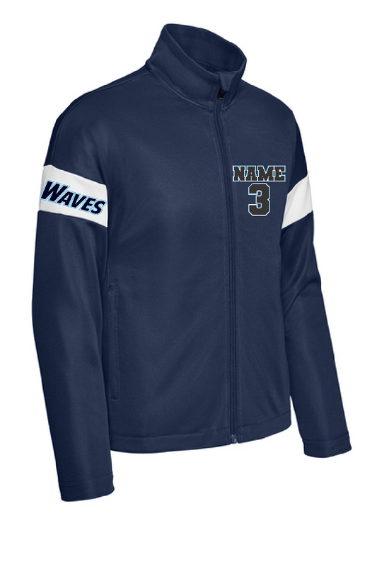 Waves Sport-Tek® Youth Travel Full-Zip Jacket