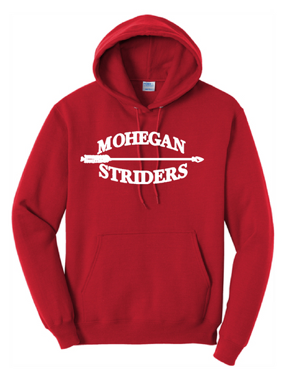 MOHEGAN STRIDERS Port & Co™ Core Fleece Unisex Pullover Hooded Sweatshirt