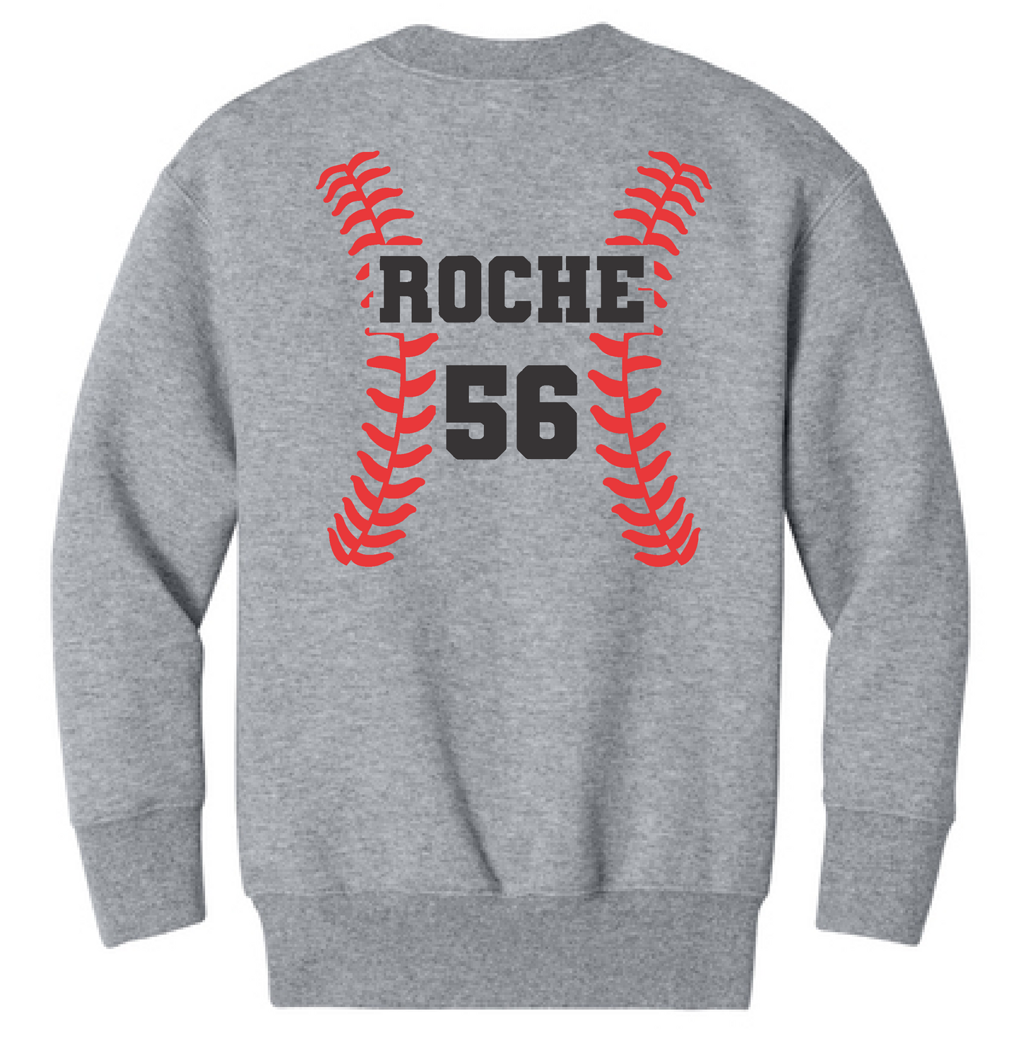 Waves Port & Co™ Youth Core Fleece Crewneck Pocket Sweatshirt