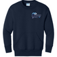 Waves Port & Co™ Youth Core Fleece Crewneck Pocket Sweatshirt