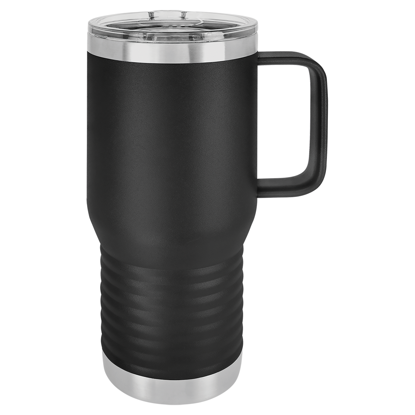 CUSTOMIZABLE 20 oz. WITH HANDLE POWDER COATED VACUUM SEALED STAINLESS STEEL WATER TUMBLER