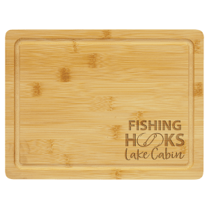 CUSTOMIZABLE Bamboo Cutting Board with Drip Ring – Make Your Mark