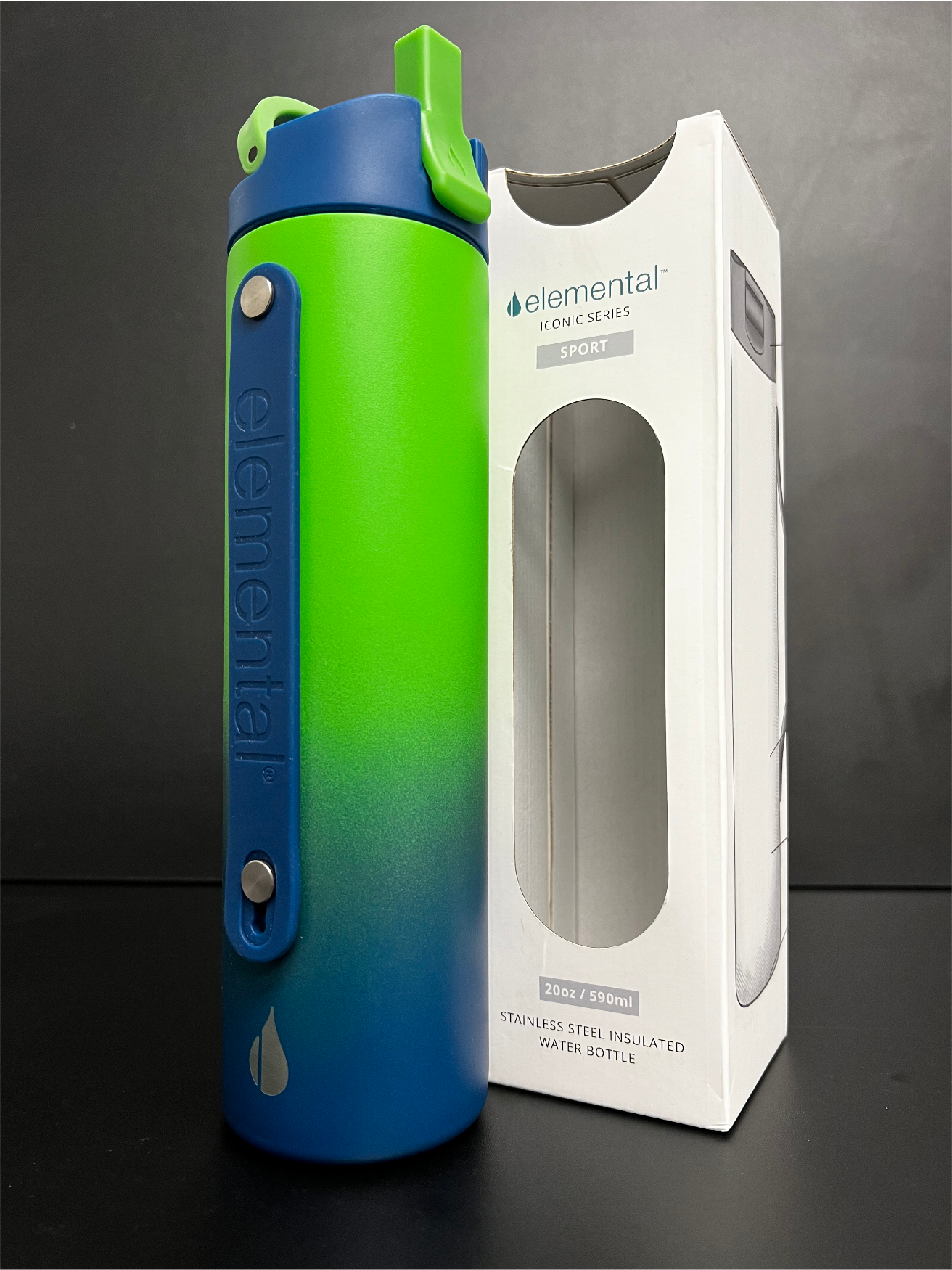 Elemental Sport Iconic Vacuum Insulated Stainless Steel Water