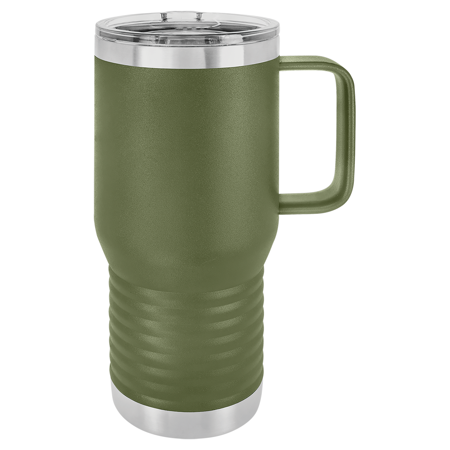 Olive Green Yeti Rambler Mug With Handle 