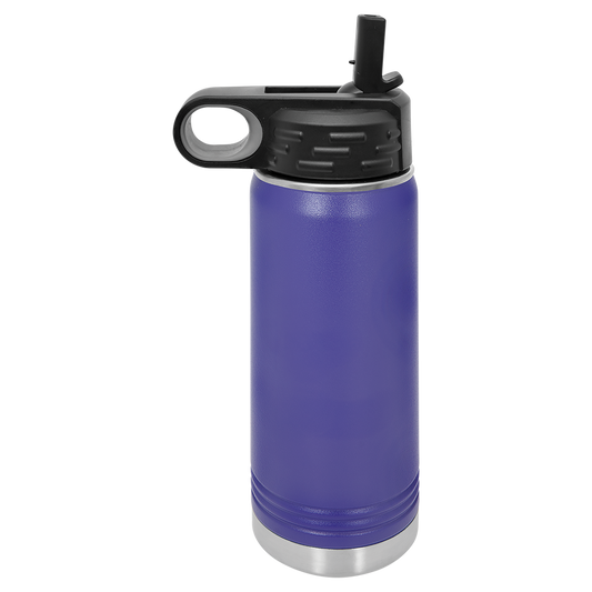 CUSTOMIZABLE 20 oz. POWDER COATED VACUUM SEALED STAINLESS STEEL WATER TUMBLER