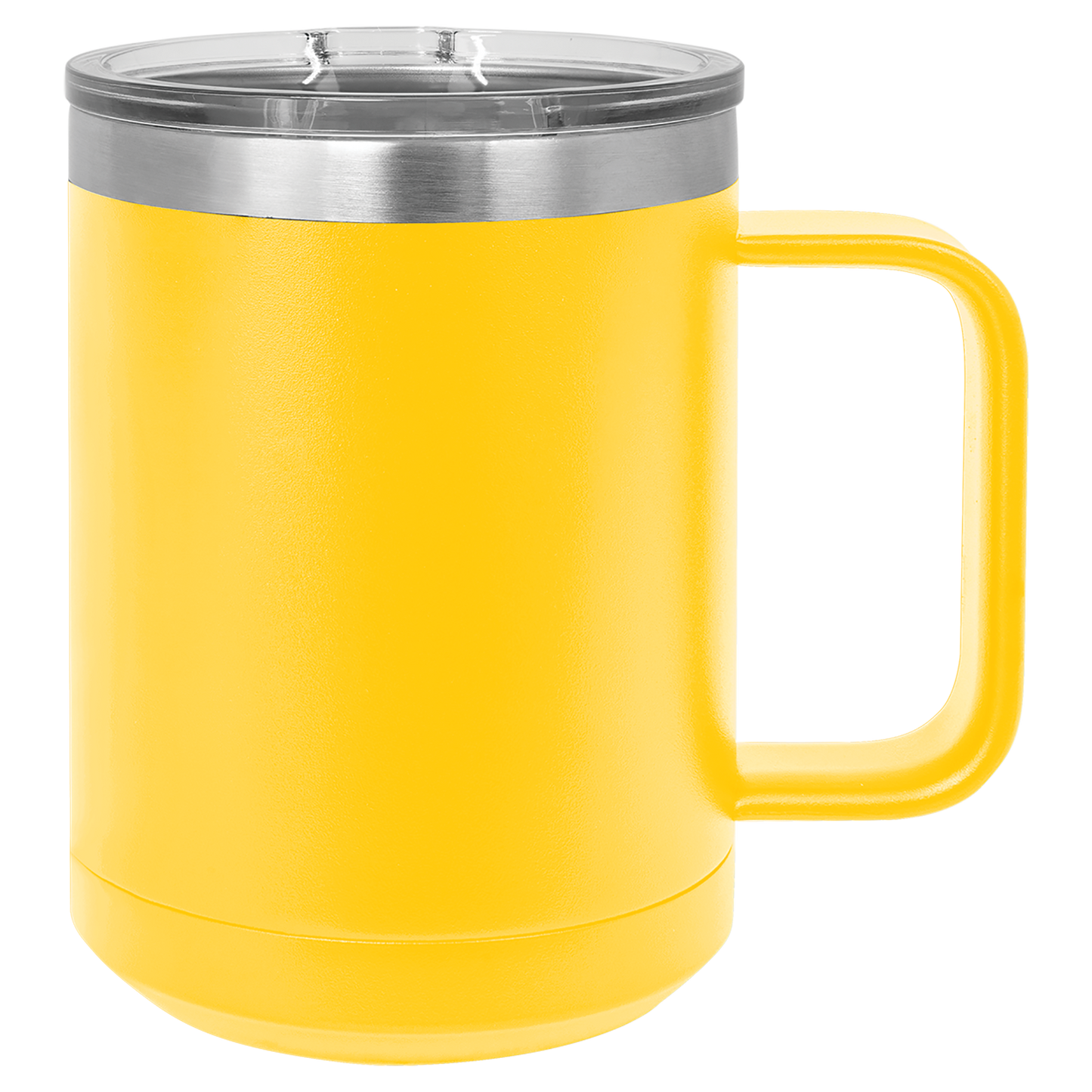 Yoelike 15oz Travel Mug with Handle and Lid, Stainless Steel, Dishwasher  Safe, Powder Coated, Vacuum Insulated